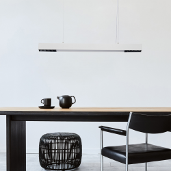 LP-1301/1P M WH Smart Lampa wisząca Cali M biała Tuya LED CCT Light Prestige