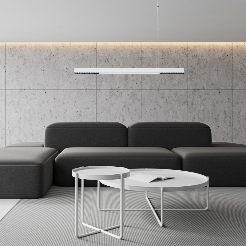 LP-1301/1P L WH Smart Lampa wisząca Cali L biała Tuya LED CCT Light Prestige