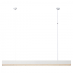 LP-1201/1P L WH Smart Lampa wisząca Mira L biała Tuya LED CCT Light Prestige
