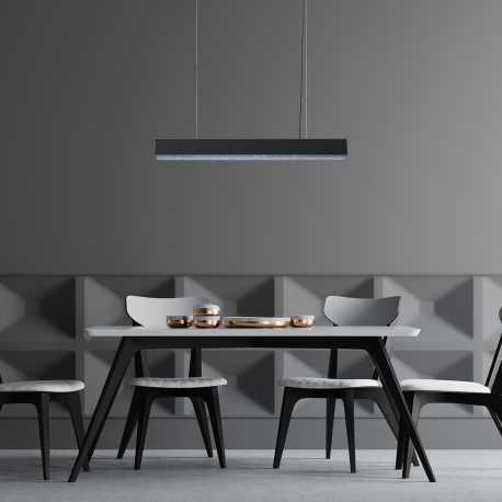 LP-1201/1P L BK Smart Lampa wisząca Mira L Tuya LED CCT Light Prestige