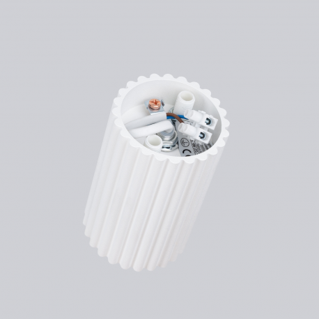 SL.1530 Plafon KARBON 10 biały lampa natynkowa SOLLUX