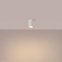 SL.1587 Plafon KARBON 10 beżowy SOLLUX