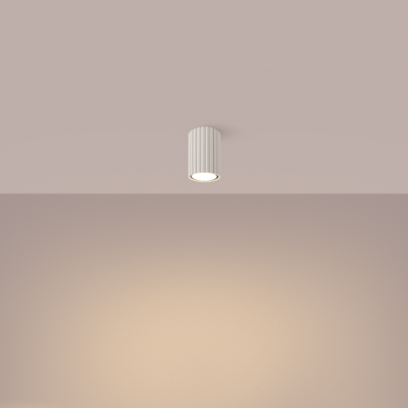 SL.1587 Plafon KARBON 10 beżowy SOLLUX