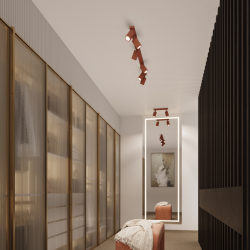 5907073001031  SL.1625 Plafon KARBON 10 ochra czerwona  SOLLUX