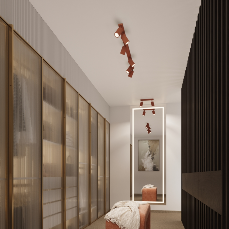 5907073001031  SL.1625 Plafon KARBON 10 ochra czerwona  SOLLUX