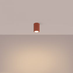 5907073001031  SL.1625 Plafon KARBON 10 ochra czerwona  SOLLUX