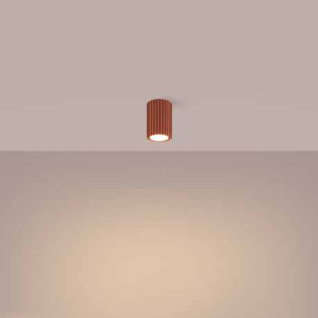 5907073001031  SL.1625 Plafon KARBON 10 ochra czerwona  SOLLUX