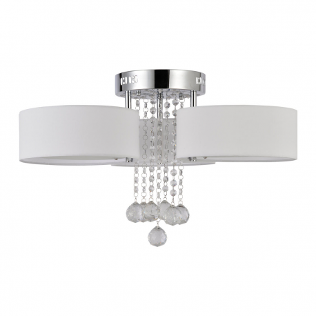 LP-991/3C WH Plafon Gambela biały 3xE27 LED LIGHT PRESTIGE