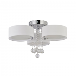 LP-991/3C WH Plafon Gambela biały 3xE27 LED LIGHT PRESTIGE