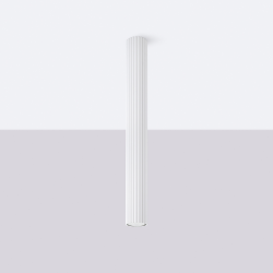 SL.1534 Plafon KARBON 60 biały SOLLUX LAMPA NATYNKOWA