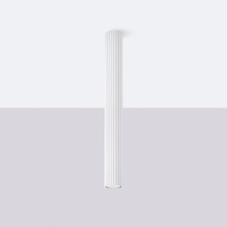 SL.1534 Plafon KARBON 60 biały SOLLUX LAMPA NATYNKOWA