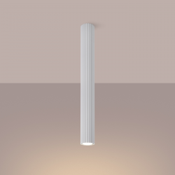 SL.1534 Plafon KARBON 60 biały SOLLUX LAMPA NATYNKOWA