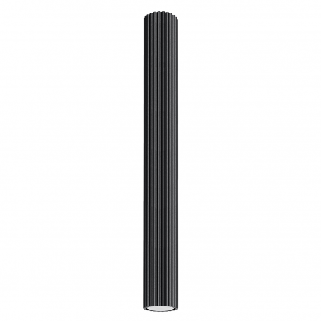 SL.1572 Plafon KARBON 60 czarny SOLLUX LAMPA NATYNKOWA