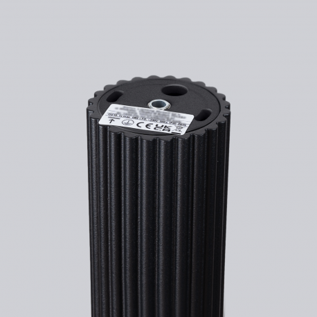 SL.1572 Plafon KARBON 60 czarny SOLLUX LAMPA NATYNKOWA