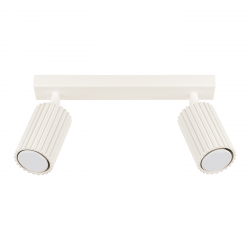 SL.1599 Plafon KARBON 2 beżowy LAMPA REFLEKTORY SPOTY SOLLUX