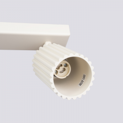 SL.1599 Plafon KARBON 2 beżowy LAMPA REFLEKTORY SPOTY SOLLUX