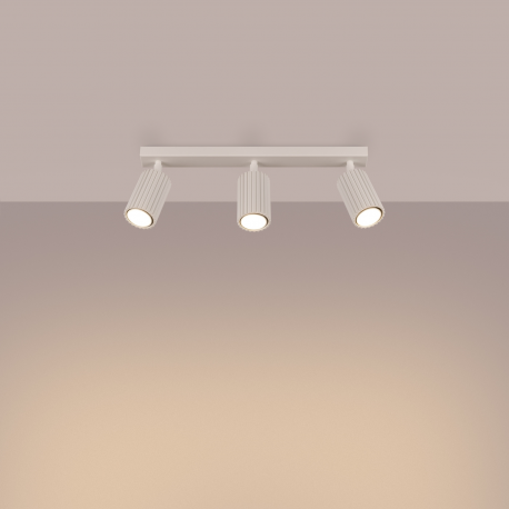 SL.1600 Plafon KARBON 3L beżowy LAMPA REFLEKTORY SPOTY SOLLUXSPOTY SOLLUX