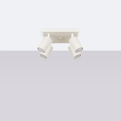 SL.1602 Plafon KARBON 4 beżowy LAMPA SUFITOWA SOLLUX