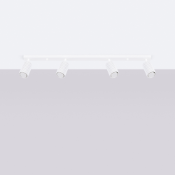 SL.1546 Plafon KARBON 4L biały REFLEKTORY SPOTY LAMPA SOLLUX