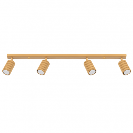 SL.1565 Plafon KARBON 4L złoty REFLEKTORY SPOTY LAMPA SOLLUX