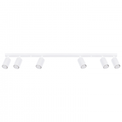 SL.1547 Plafon KARBON 6L biały REFLEKTORY SPOTY LAMPA SOLLUX