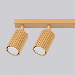 SL.1566 Plafon KARBON 6L złoty  REFLEKTORY SPOTY LAMPA SOLLUX