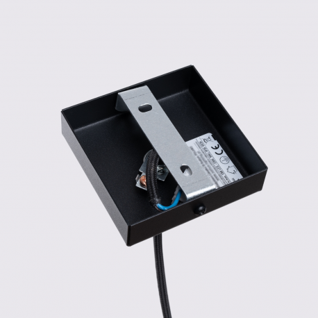 SL.1573 Lampa wisząca KARBON 1 czarny SOLLUX