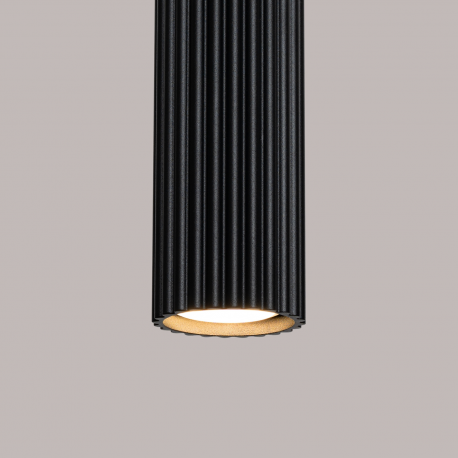 SL.1573 Lampa wisząca KARBON 1 czarny SOLLUX