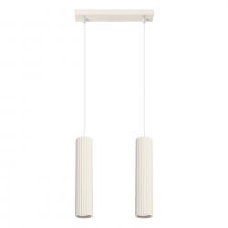 SL.1593 Lampa wisząca KARBON 2 beżowy SOLLUX