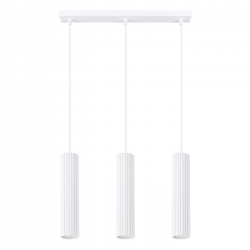 SL.1537 Lampa wisząca KARBON 3L biały SOLLUX