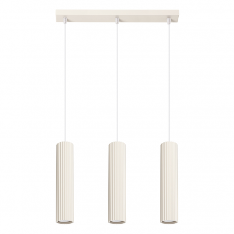 SL.1594 Lampa wisząca KARBON 3L beżowy SOLLUX