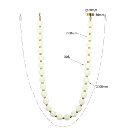 LP-002/3M CCT Lampa wisząca Dorado Rope 3 m złota LED CCT  Light Prestige