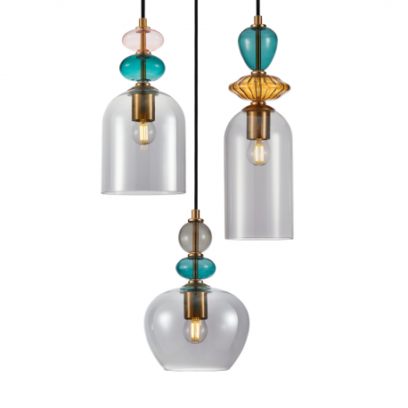 Busco PND-30263-3A-BRO-SG LAMPA WISZĄCA ITALUX SZKŁO