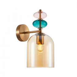 Busco WL-30263-1B-BRO-AMB KNKIET SZKLANY DEKORACYJNY ITALUX