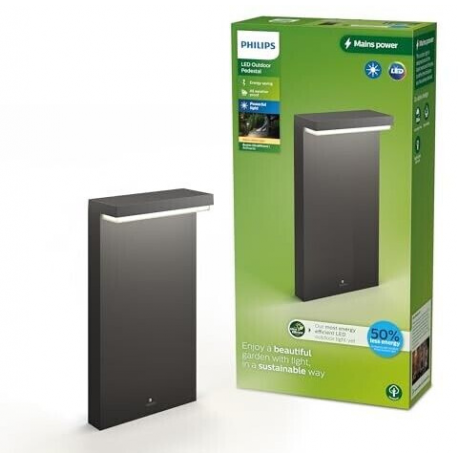 8720169257290 Lampa słupkowa/przyścieżkowa Bustan 3,8 W PHILIPS