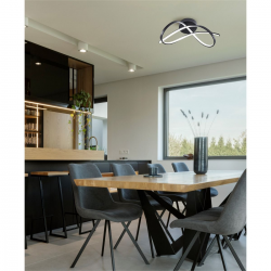 19602C-BK PAUL LAMPA SUFITOWA CZARNA/BLACK ZUMA LINE