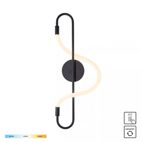 20006WB-BK BALBO KINKIET CZARNY/BLACK ZUMA LINE