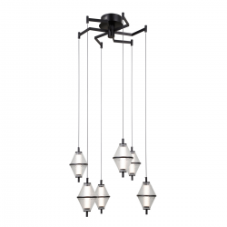 Fuente PND-34395-6-BK lampa wisząca ITALUX