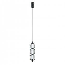 PEDRO PND-34405-3V-BK lampa wisząca ITALUX