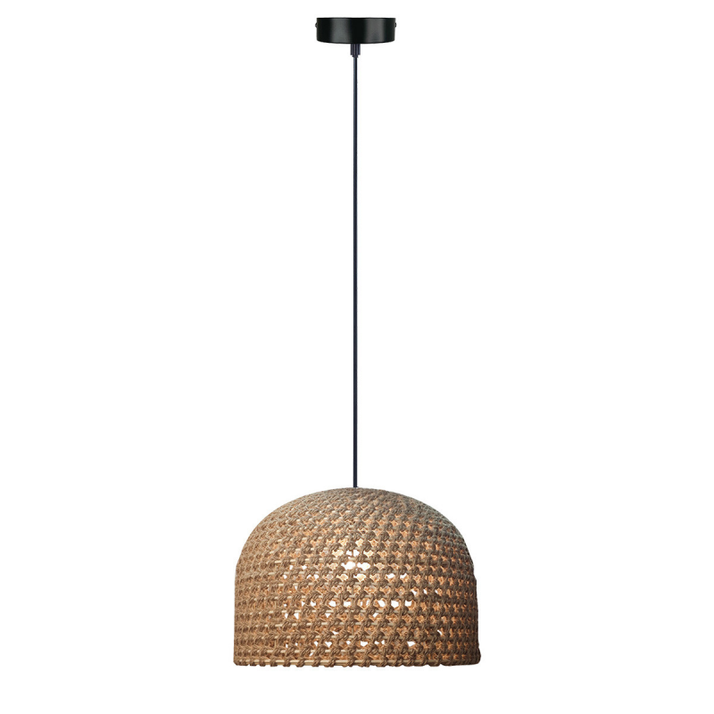 LP-2025/1P 50 cm Rattanowa lampa wisząca Kanso 50 cm jasne drewno 1xE27 Light Prestige