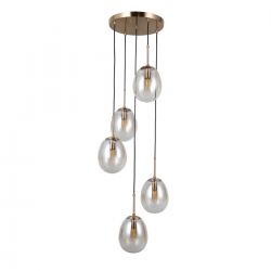 MEOLO PND-40825-5-GD lampa wisząca ITALUX