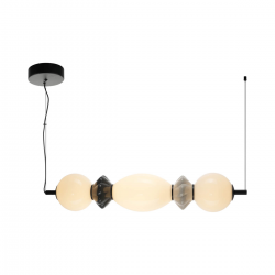 BALOS PND-94921-3A-BK lampa wisząca ITALUX