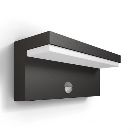 8720169257412 Kinkiet Bustan 3,8 W lampa ścienna Ultra Efficient, LED kolor: antracytowy PHILIPS 4000K