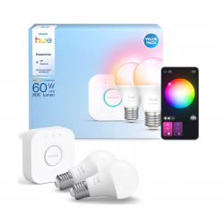 8721103103635 Podstawowy zestaw startowy: 2 inteligentne żarówki z trzonkami E27 (806 lm) PHILIPS HUE
