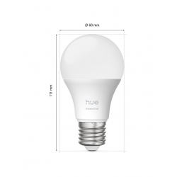 8721103103659 Podstawowy zestaw startowy: 2 inteligentne żarówki E27 (806 lm) + regulator przyciemniania PHILIPS HUE