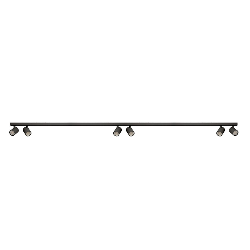 AZ6656 EXO 6 LINE 200 LAMPA NATYNKOWA SUFITOWA REFLEKTORY AZZARDO CZARNA