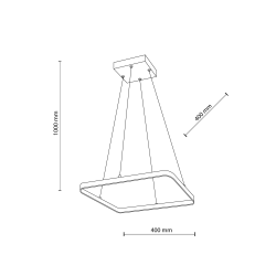 5901780563684 LIMA GOLD LAMPA WISZĄCA LED 26W TK LIGHTING