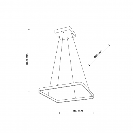 5901780563684 LIMA GOLD LAMPA WISZĄCA LED 26W TK LIGHTING
