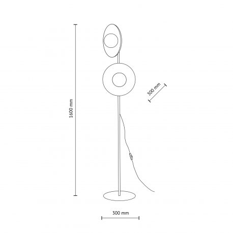 5906135161379 SLATE MIX GLASS LAMPA PODŁOGOWA 2XG9 TK LIGHTING