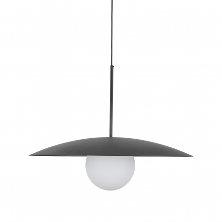 5906135106370 SLATE BLACK GLASS LAMPA WISZĄCA LOFT TK LIGHTING
